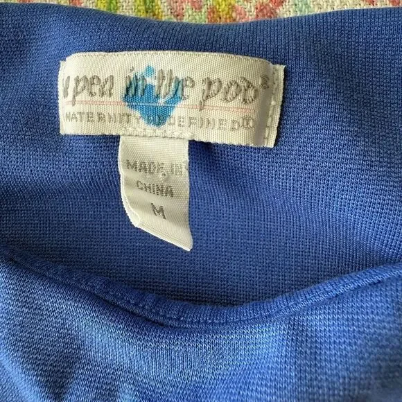 A Pea in the Pod Maternity Pregnancy Cocktail Body Con Dress Color Block M - Picture 3 of 4